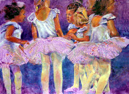 Ballerinas in Lavender
