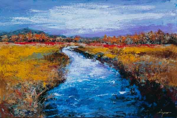 Autumn Field and Stream