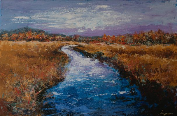 Autumn Field and Stream