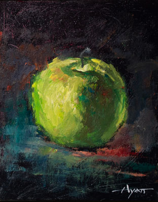 Dramatic Green Apple