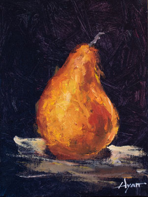 Dramatic Yellow Pear